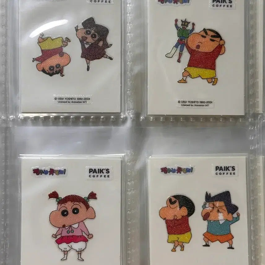 [BUNJANG] Crayon Shin-chan Shin-chan Sticker Bundle / 짱구는 못말려 짱구 띠부씰 일괄