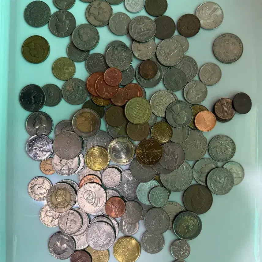 [BUNJANG] Mixed Foreign Coins and Banknotes Bundle Set / 외국동전+지폐 일괄 판매