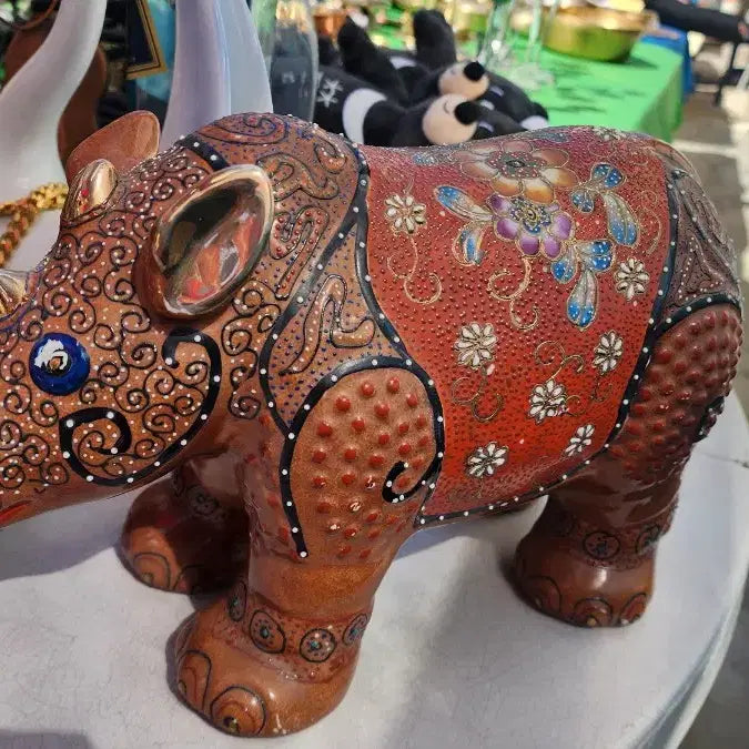 [BUNJANG] Kutani Ware Water Buffalo Ceramic Figurine / 일본쿠다니야끼 물소 도자기
