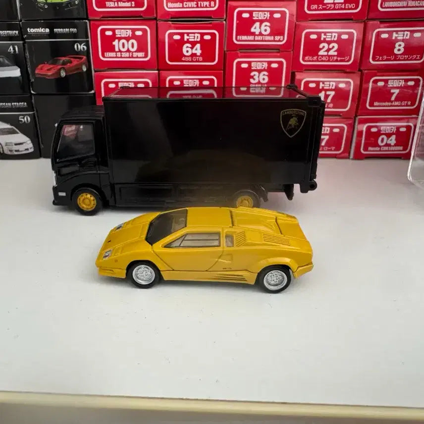 [BUNJANG] Tomica Premium Transporter Lamborghini Countach 25th Anniversary / [단종] 토미카 프리미엄 트랜스포터 람보르기니 쿤타치 25주년