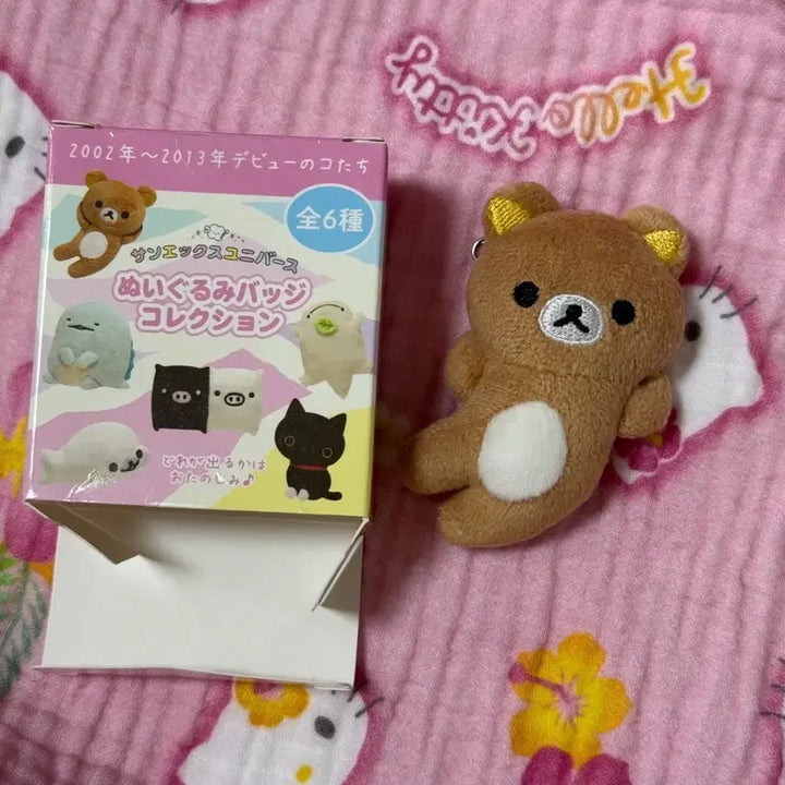 [BUNJANG] San-X Rilakkuma Universal Badge / 산엑스 유니버셜 뱃지 리락쿠마