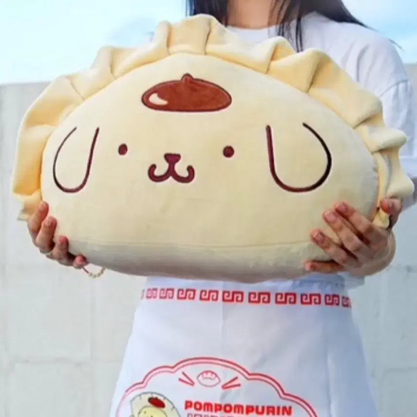[BUNJANG] Pompompurin Slightly Burnt Gyoza Medium Cushion / 폼폼푸린 와앙만두 조금 탄 교자 중형쿠션