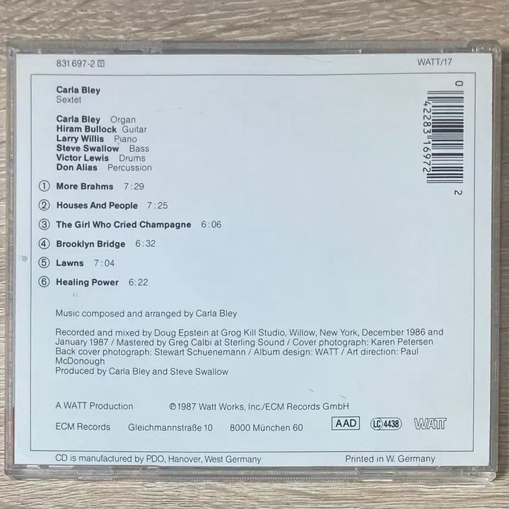 [BUNJANG] Carla Bley Sextet CD / 칼라 블레이 (Carla Bley) - Sextet CD 판매