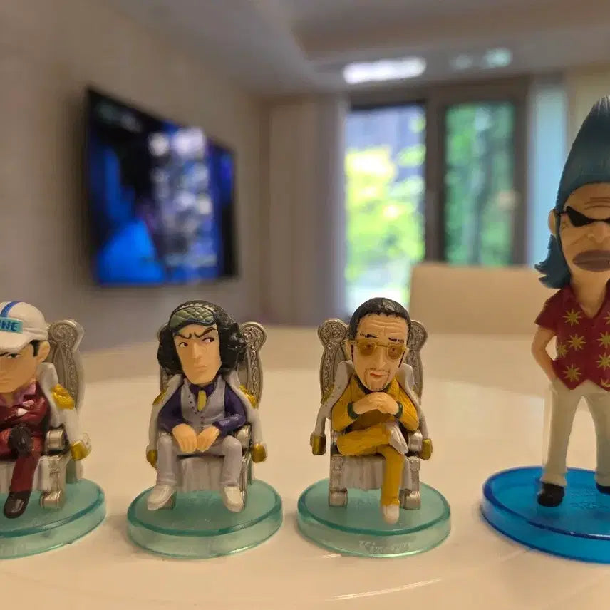 [BUNJANG] One Piece Marine Admirals Mini Figure Set (No Box) / 원피스 3대장 미니 피규어 (노박스)