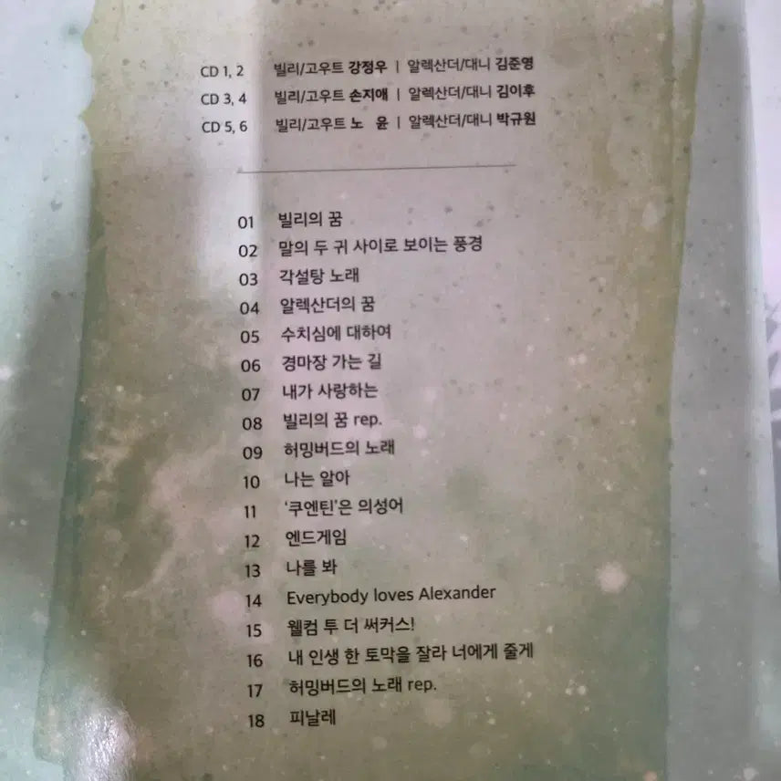 [BUNJANG] Musical Alexander 2020 OST / 뮤지컬 알렉산더 2020  OST