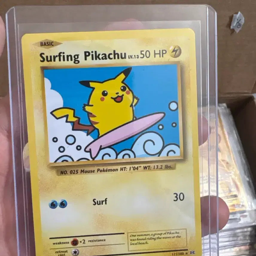 [BUNJANG] Pikachu Surfing Edition Pokemon Card / 서핑 피카츄