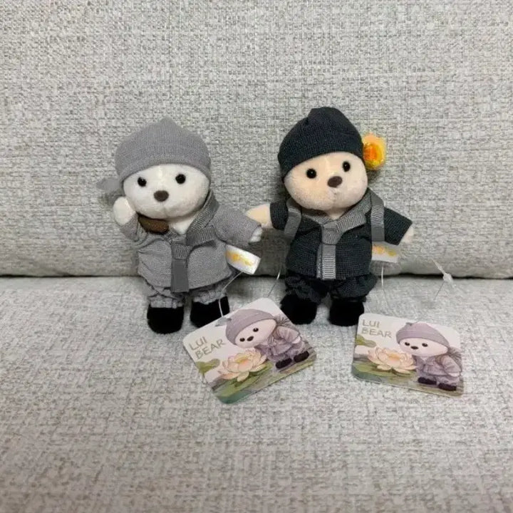 [BUNJANG] Louis Bear 8cm Keyring Doll / 정품 동자승 루이베어 8cm 키링인형