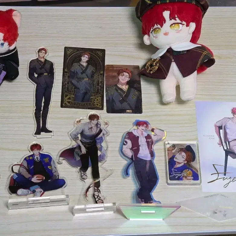 [BUNJANG] Debut or Die Cha Yujin Acrylic Stand &amp; Plush Doll Bundle Set / 데못죽 차유진 아크릴, 인형 굿즈