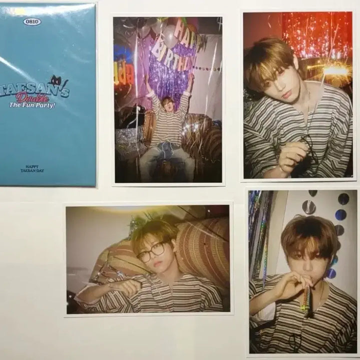 [BUNJANG] BOYNEXTDOOR Taesan Birthday MD Photo Set Party Version / 보이넥스트도어 보넥도 2025 생일 엠디 포토 세트 태산 파티 버전 양도 판매 위버스 MD