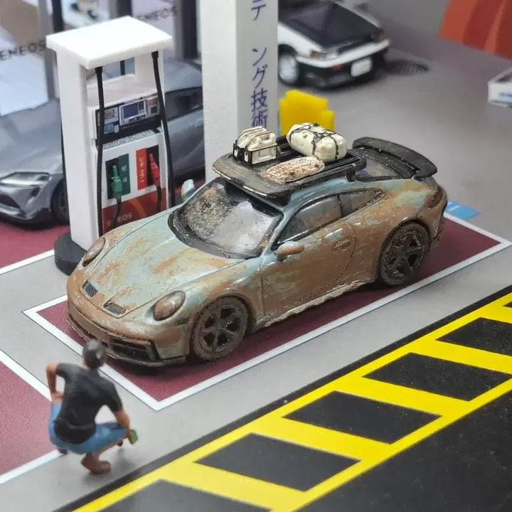 [BUNJANG] Mini GT 1:64 Porsche 911 Dakar Weathering Custom / 미니지티 1:64 780 포르쉐 911 다카르 웨더링 커스텀