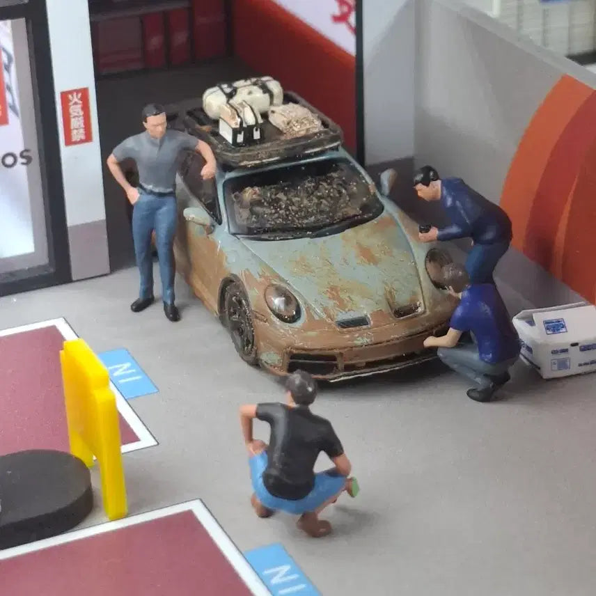 [BUNJANG] Mini GT 1:64 Porsche 911 Dakar Weathering Custom / 미니지티 1:64 780 포르쉐 911 다카르 웨더링 커스텀