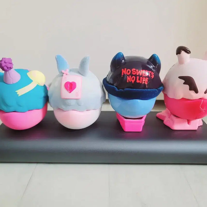 [BUNJANG] Shinwoo Artist Ghost Bear Art Toy Figure 4 Types Bundle Set / 신우작가 고스트베어 아트토이 피규어 4종 일괄판매