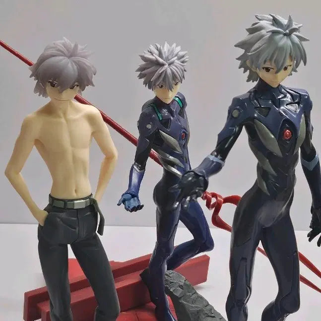 [BUNJANG] Evangelion Nagisa Kaworu Figure 3-Set Bundle / 에반게리온 나기사 카오루 피규어 3종 일괄 | 세가 루미나스타 미소년 방꾸 굿즈