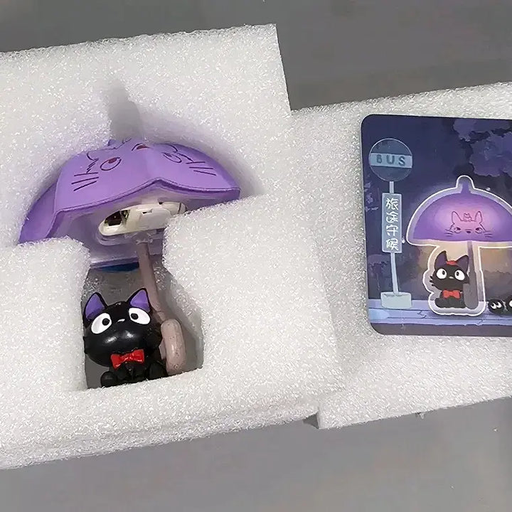 [BUNJANG] Studio Ghibli My Neighbor Totoro Umbrella Magnets Bundle Set / [지브리] 우산 피규어 - 지지, 정령 - 일괄