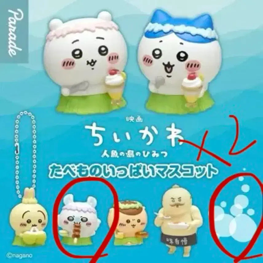 [BUNJANG] Chiikawa Tabemono Gacha Momonga Figure / 치이카와 타베모노가챠 모몽가