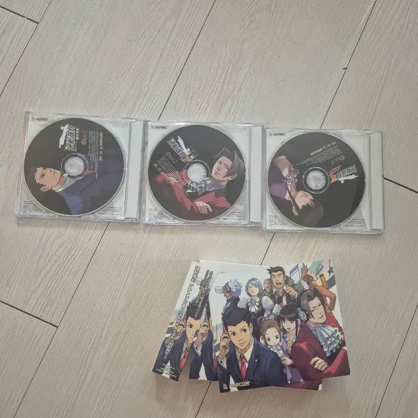 [BUNJANG] Ace Attorney Phoenix Wright Trilogy OST 3-Disc CD Album / 역전재판 사운드 BOX (역전재판 소생하는 역전 ~ 역전재판 3) 3매입 CD 앨범