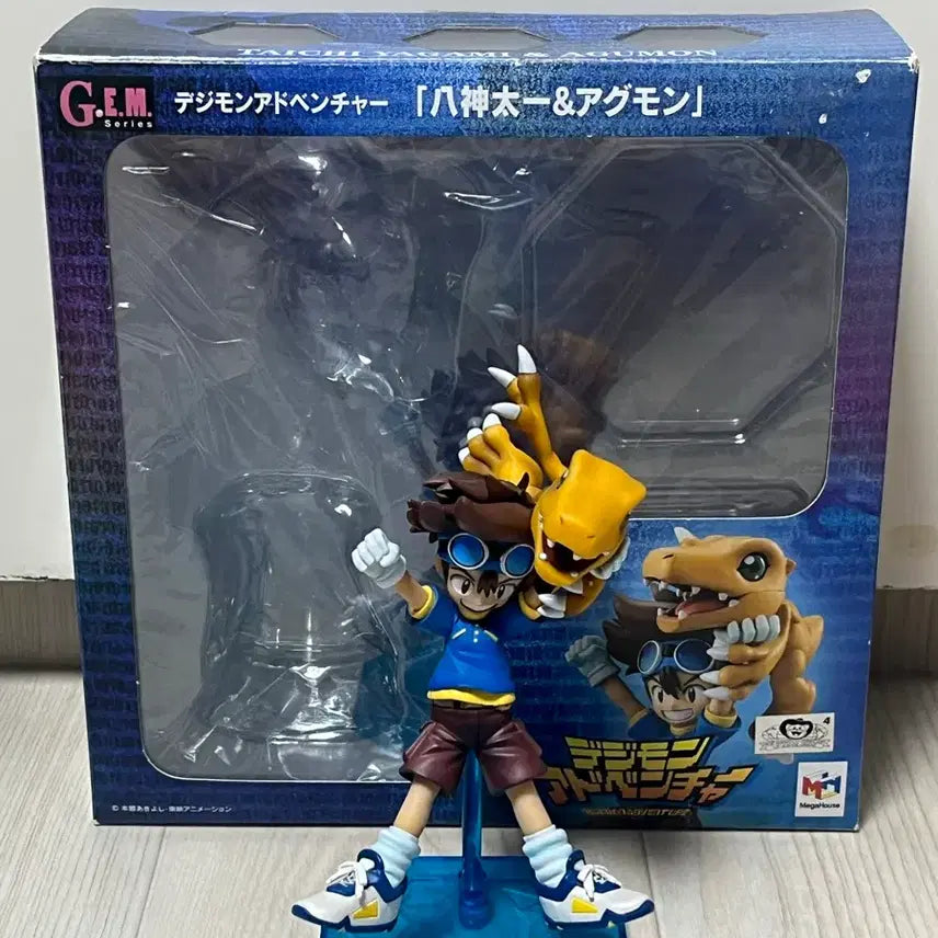 [BUNJANG] Megahouse G.E.M Shin Tae-il &amp; Agumon Figure / 디지몬 어드벤처 메가하우스 G.E.M 신태일 &amp; 아구몬 피규어