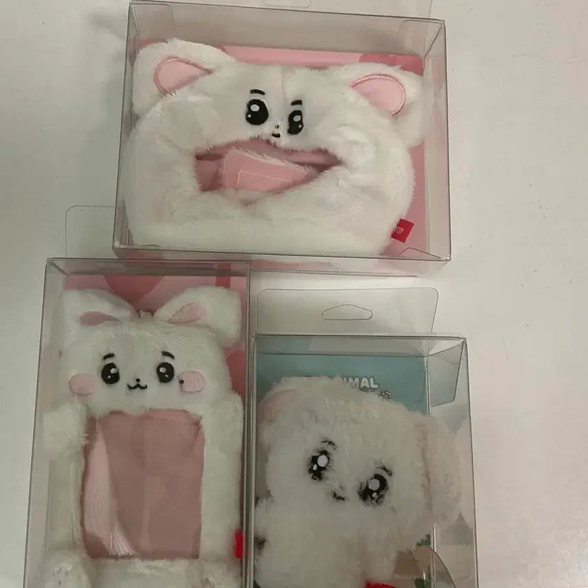 [BUNJANG] T1 Animals Photocard Holder/Cheering Stick Cover Bundle Set / 미개봉 T1 애니멀즈 인형 포카홀더 응원봉 커버 케리아 일괄양도