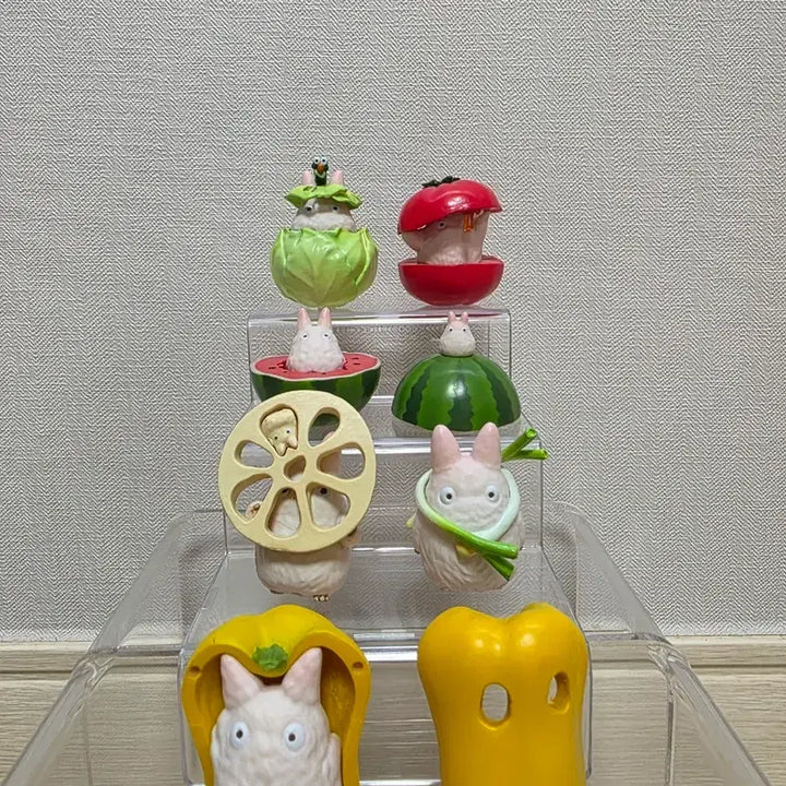 [BUNJANG] Studio Ghibli Vegetable Suneo Random Figure Full Set (6 Types) / 지브리 야채 소토토로 랜덤 피규어 6종 풀세트