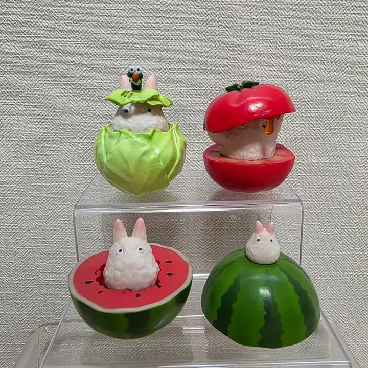 [BUNJANG] Studio Ghibli Vegetable Suneo Random Figure Full Set (6 Types) / 지브리 야채 소토토로 랜덤 피규어 6종 풀세트