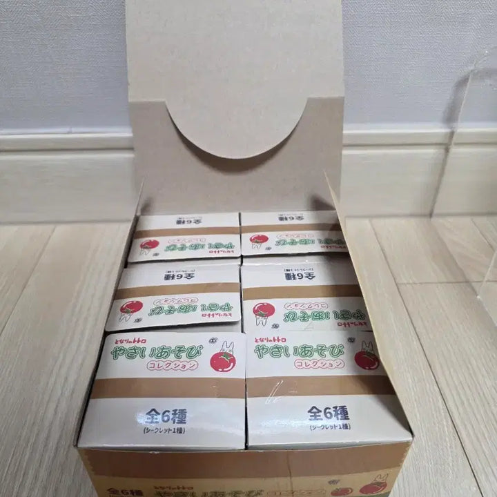 [BUNJANG] Studio Ghibli Vegetable Suneo Random Figure Full Set (6 Types) / 지브리 야채 소토토로 랜덤 피규어 6종 풀세트