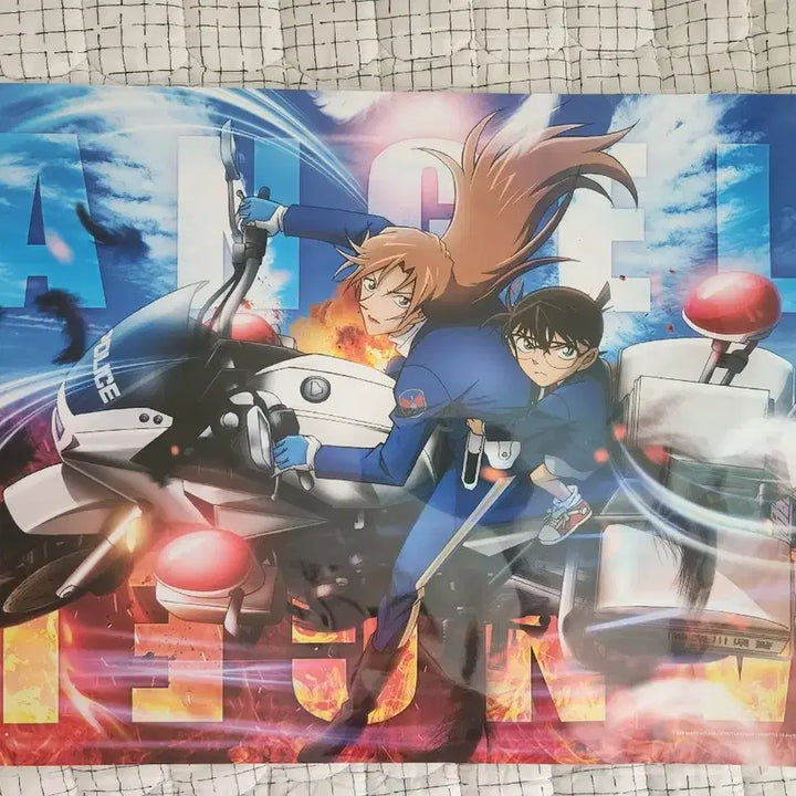 [BUNJANG] Detective Conan: The Darkest Nightmare A3 Poster Set / 명탐정 코난 극장판 척안의 잔상, 하이웨이의타천사 A3 포스터 2종