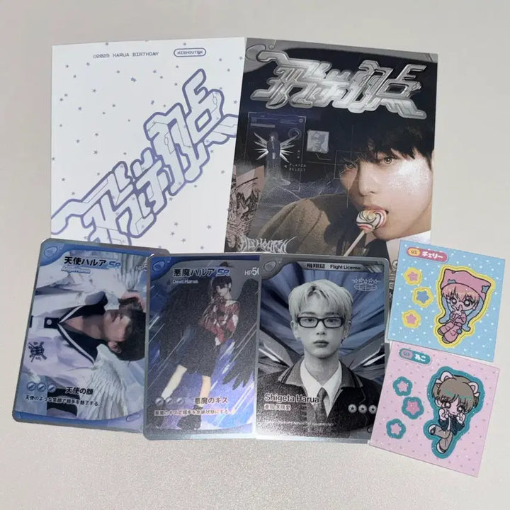 [BUNJANG] &amp;Team Harua Lucky Draw Bundle Set Photocard Sticker Postcard / &amp;Team 앤팀 하루아 생카 특전 럭드 포카 띠부씰 스티커 엽서 일괄