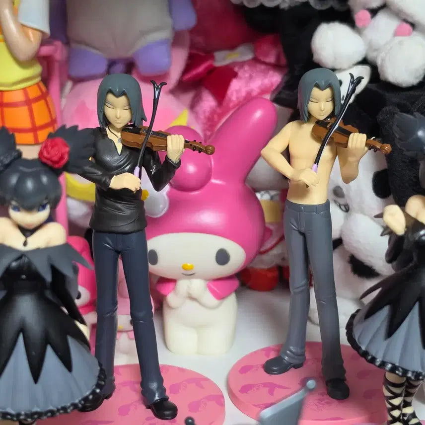 [BUNJANG] Hiraki Keiichi &amp; My Melody Figure Bundle Set (Classic) / 일괄) 쿠로미짝남 고전 피규어 히이라기 케이치 부탁해마이멜로디 오네가이마이멜로디