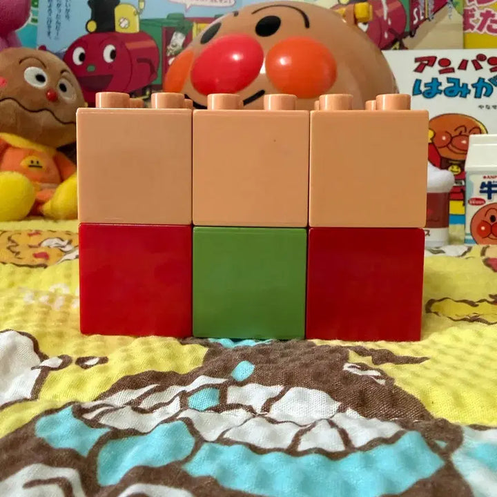 [BUNJANG] Anpanman Apple Block Set / 호빵맨 사과 블럭 세트