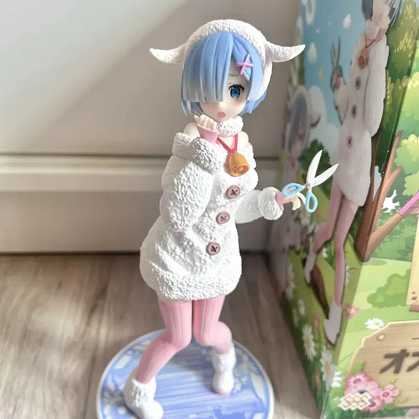 [BUNJANG] Re:Zero Rem Fairytale Figure / 리제로 렘 동화나라 피규어 늑대와 양 어린양 아기양 고전 미소녀