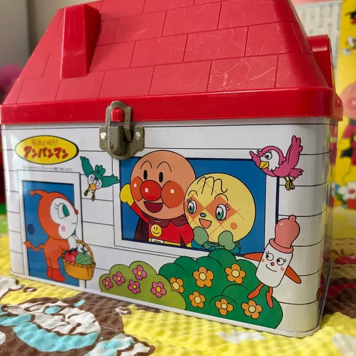 [BUNJANG] Anpanman House Tin Case / 호빵맨 집 틴케이스