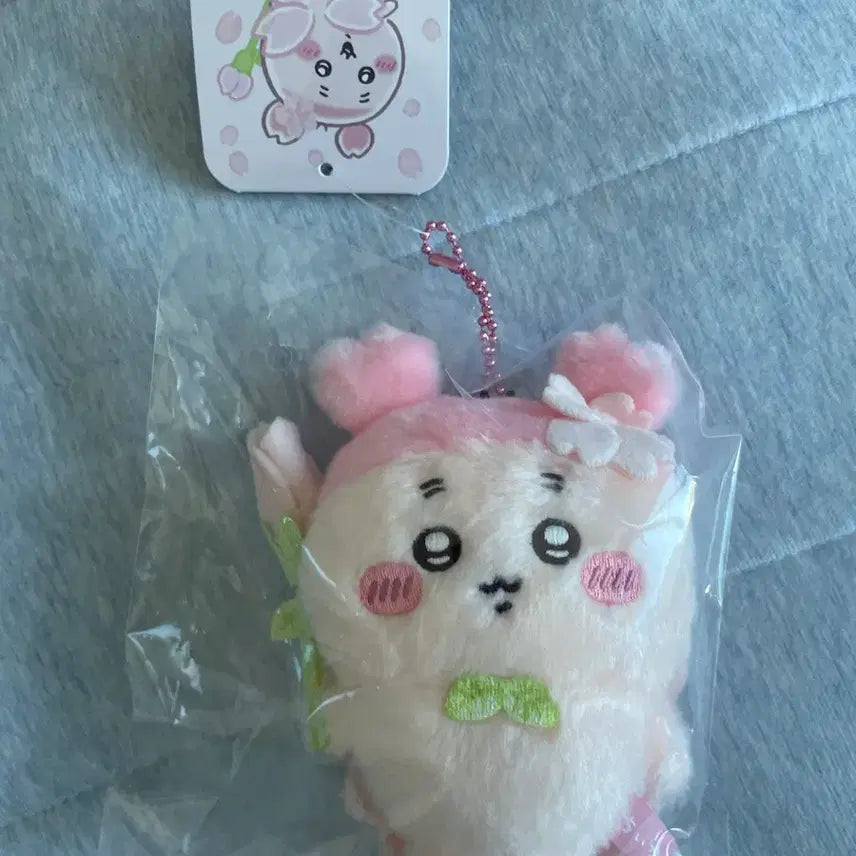 [BUNJANG] Chikawa Sakura Fairy Kani Mascot Plush / 미개봉 먼작귀 치이카와 벚꽃요정 카니 벚꽃카니 마스코트 누이 인형