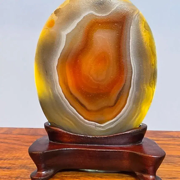 [BUNJANG] Manostone Mineral Stone with Auspicious Colors and Patterns / 26090602 좋은 기운을 내뿜는 컬러와 문양이 영롱한 마노석 광물 수석 팝니다