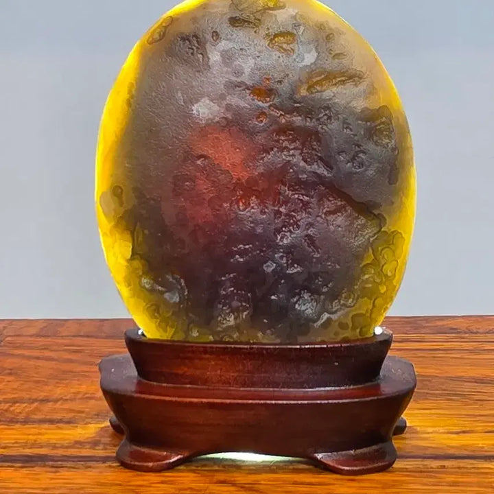 [BUNJANG] Manostone Mineral Stone with Auspicious Colors and Patterns / 26090602 좋은 기운을 내뿜는 컬러와 문양이 영롱한 마노석 광물 수석 팝니다