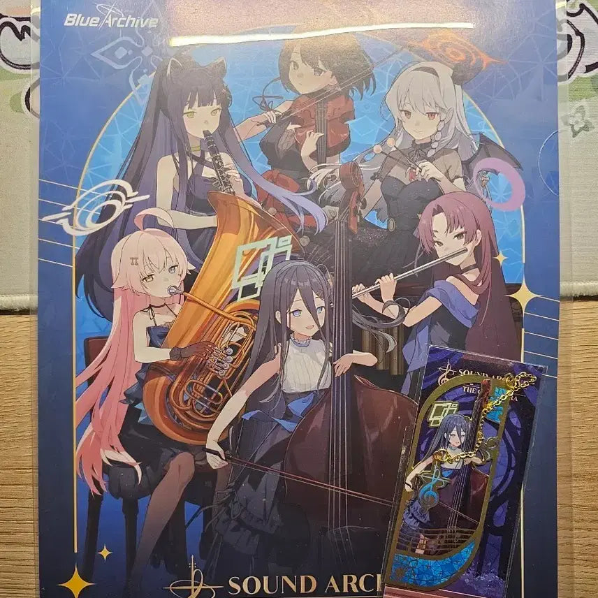 [BUNJANG] Blue Archive Orchestra Poster + Metal Bookmark / 블루아카 오케스트라 포스터+금속책갈피