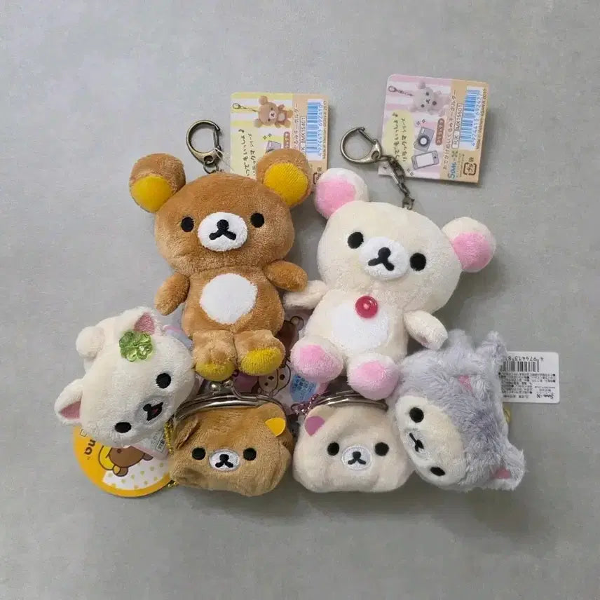 [BUNJANG] Rilakkuma Korilakkuma "Always Together" Series Plush Bundle / 리락쿠마 코리락쿠마 인형 일괄판매