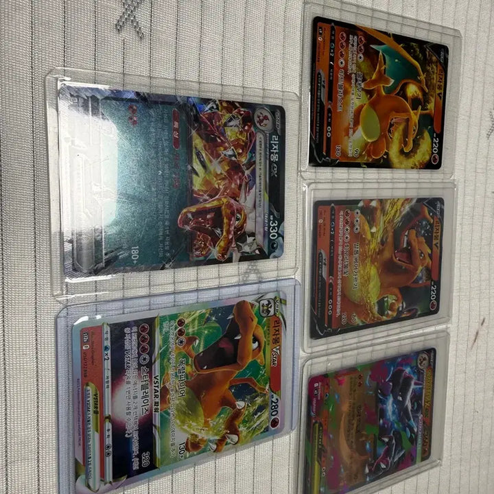 [BUNJANG] Charizard VSTAR &amp; Charizard EX Trainer Card Set / 리자몽 VSTAR / 리자몽 EX 트레이너 카드