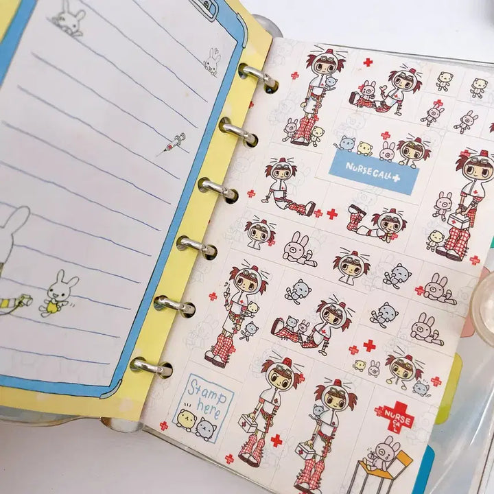 [BUNJANG] Sweet Medical Classic Diary Stickers / 스위트 메디컬 고전 다이어리 스티커