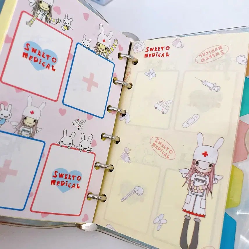 [BUNJANG] Sweet Medical Classic Diary Stickers / 스위트 메디컬 고전 다이어리 스티커