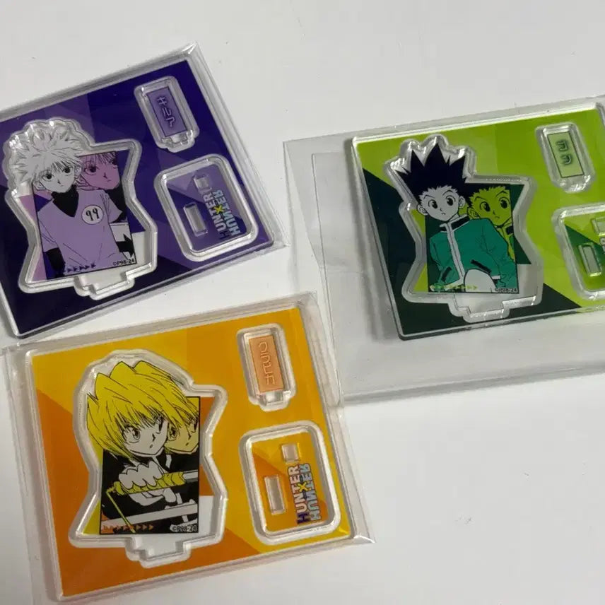 [BUNJANG] Hunter x Hunter Killua Gon Kurapika Acrylic Standee Bundle Set / 헌터헌터 피겨 아크릴 키르아 곤 크라피카 일괄