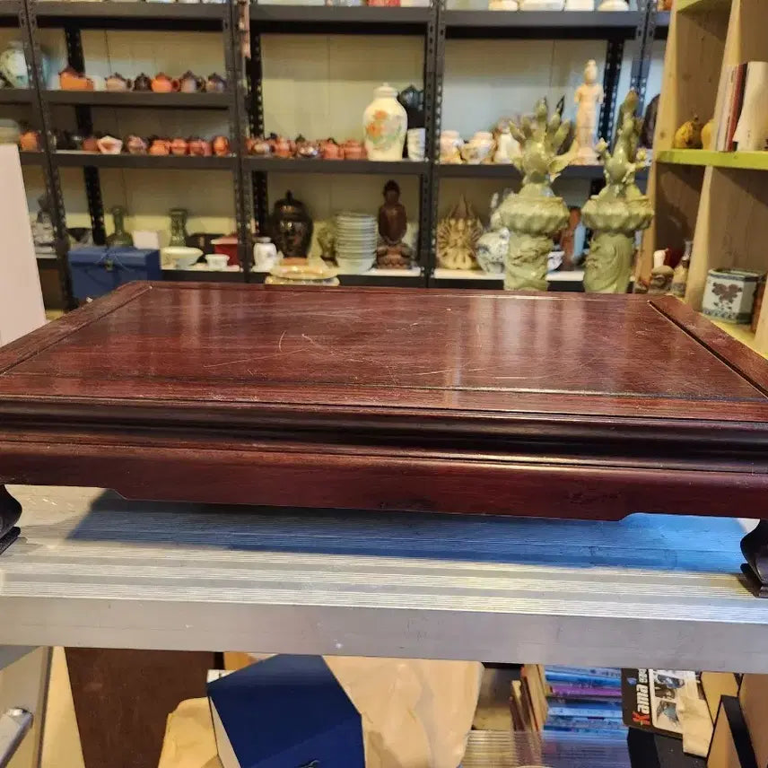 [BUNJANG] Hwali Wood Plate Stand, Base, and Tea Table / 일본에서온 화리목 지판 다이,좌대,찻상
