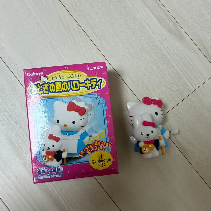 [BUNJANG] Vintage Hello Kitty Alice Wind-up Toy (Full Box) / 고전 헬로키티 앨리스 태엽 장난감(풀박)