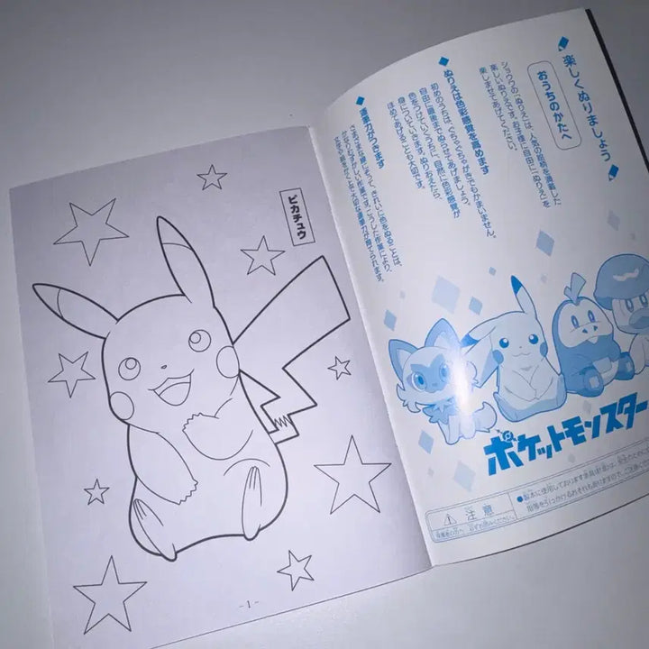 [BUNJANG] Pokemon Coloring Book / 포켓몬스터 컬러링북