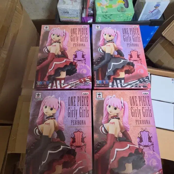 [BUNJANG] One Piece Gals Perona Figure 2-Set (Sealed) / (번장최저가미개봉)원피스 걸리걸즈 페로나 피규어 2종 세트