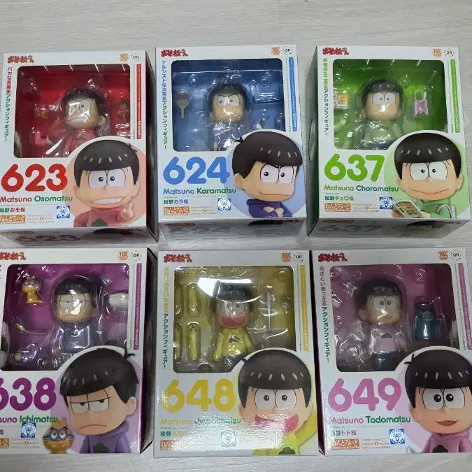 [BUNJANG] Osomatsu-san Nendoroid Full Set (Sealed) / 오소마츠상 미개봉 넨도 일괄