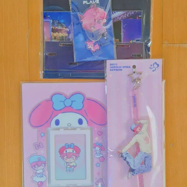 [BUNJANG] PLAVE Bambi Ppu Acrylic Stand + Acrylic Stick Keyring + Aniplex Diorama Acrylic Stand Set / 밤비 뿌 아크릴스탠드/스틱/애니플러스 디오라마 세트