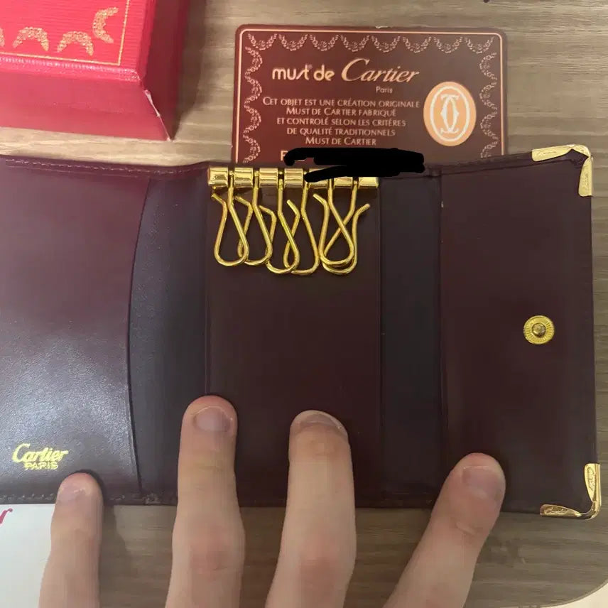 [BUNJANG] Cartier Vintage Key Case (1980s-1990s) / 1980~90년 빈티지 까르띠에 키케이스 미사용품