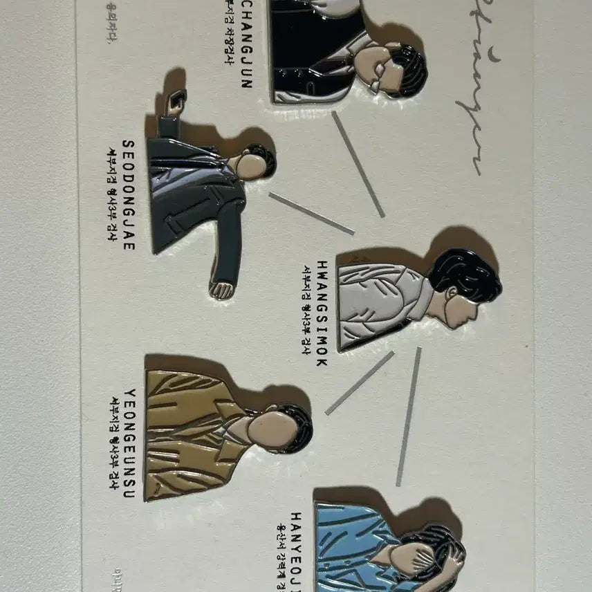 [BUNJANG] Stranger Badge Set / 비밀의 숲 뱃지세트