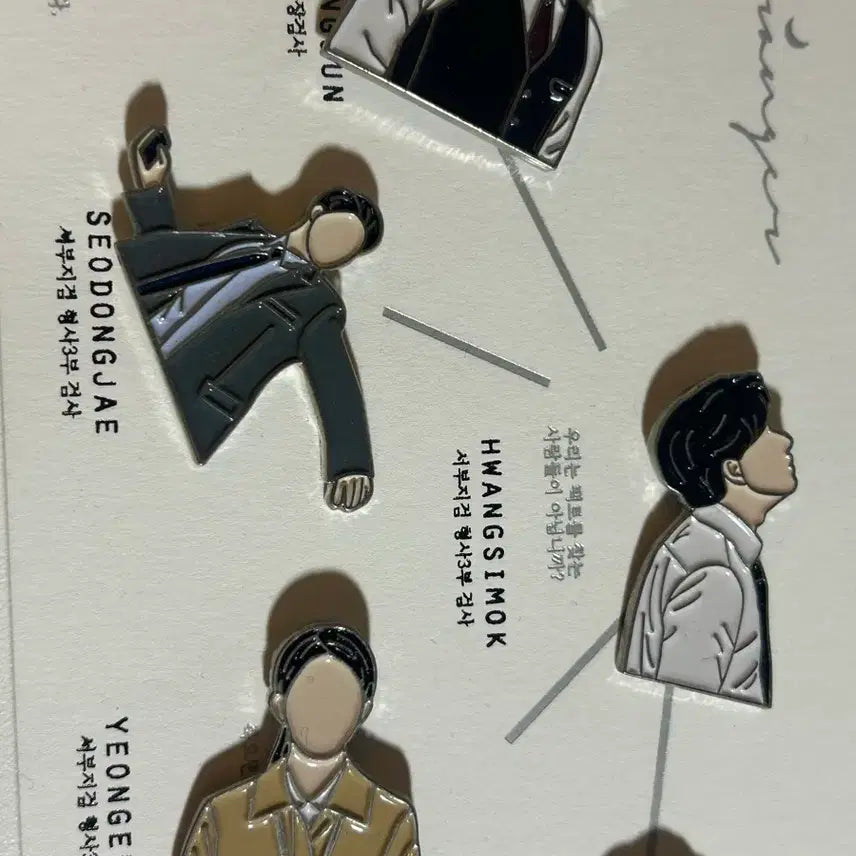 [BUNJANG] Stranger Badge Set / 비밀의 숲 뱃지세트