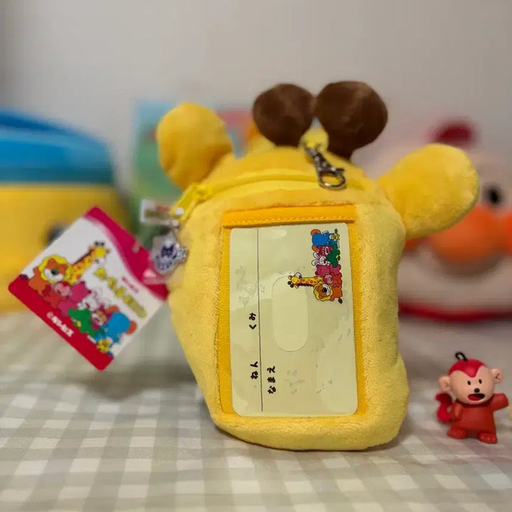 [BUNJANG] Tabekodoubutsu Giraffe Reel Pass Pouch / 타베코도부츠 기린 릴패스 파우치
